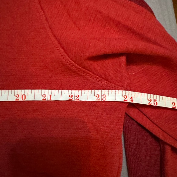 Torrey Pines 1/3 zip Red sweater - Picture 7 of 7